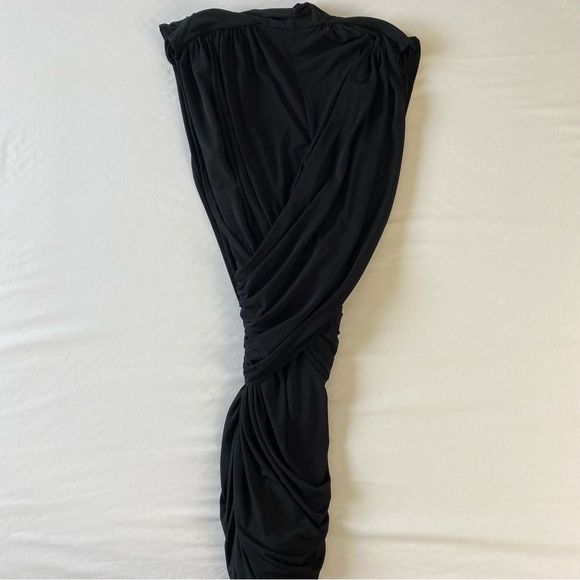 Black French connection sleeveless layered dress - Picture 3 of 9